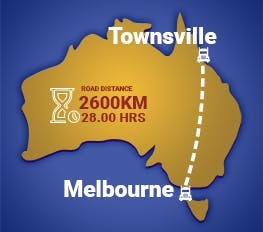 Melbourne to Townsville Removalists