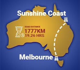 Melbourne to Sunshine Coast Removalists