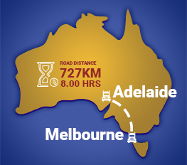Backloading Adelaide to Melbourne