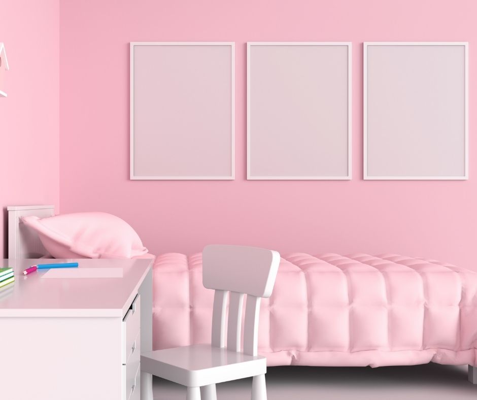  Soft Pink color bedroom